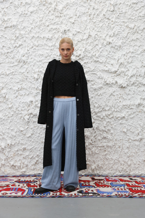 Пальто L226 чорне