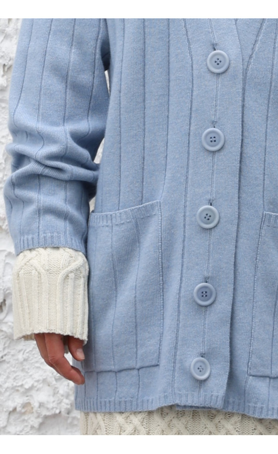 Кардиган L227 блакитний Кардиган L227 блакитний