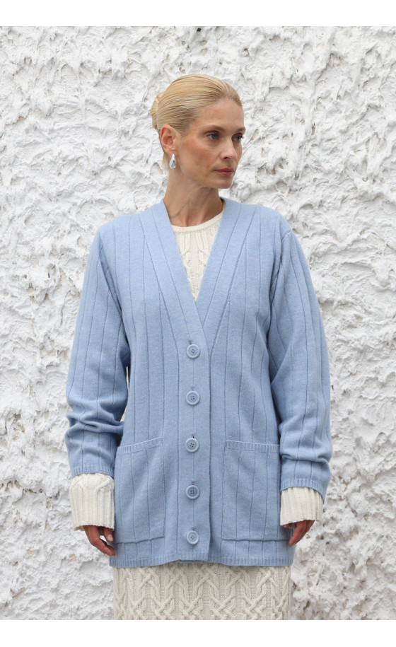 Кардиган L227 блакитний Кардиган L227 блакитний