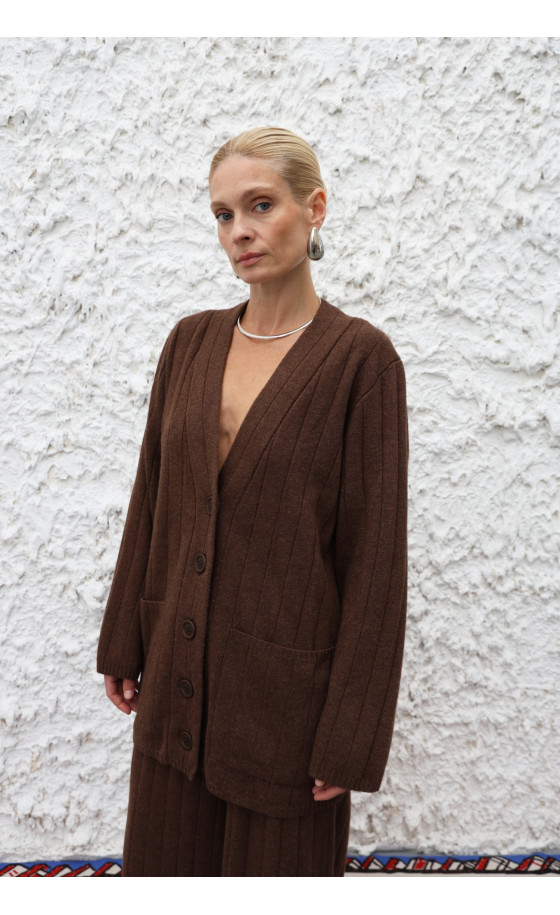 Кардиган L227 коричневий Кардиган L227 коричневий
