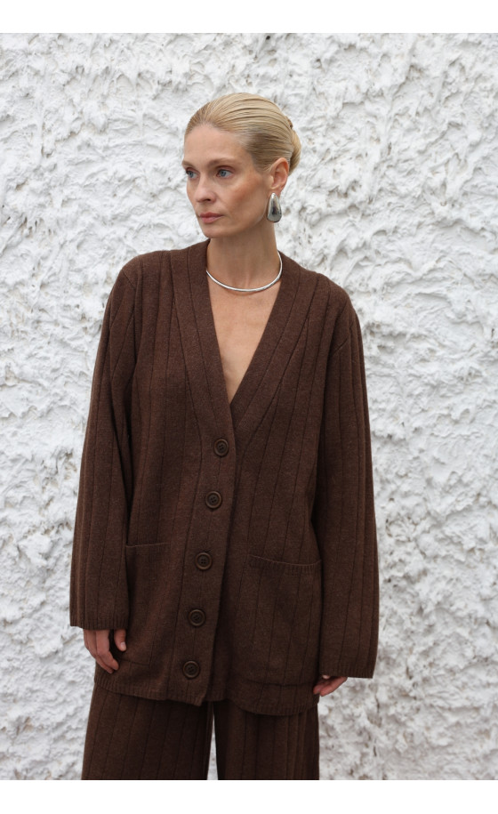 Кардиган L227 коричневий Кардиган L227 коричневий
