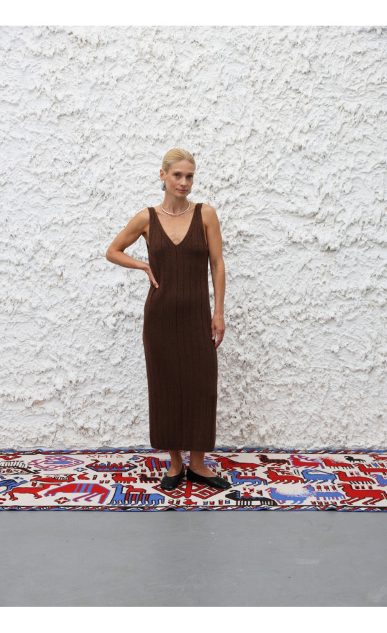 Сарафан L228 коричневий Сарафан L228 коричневий