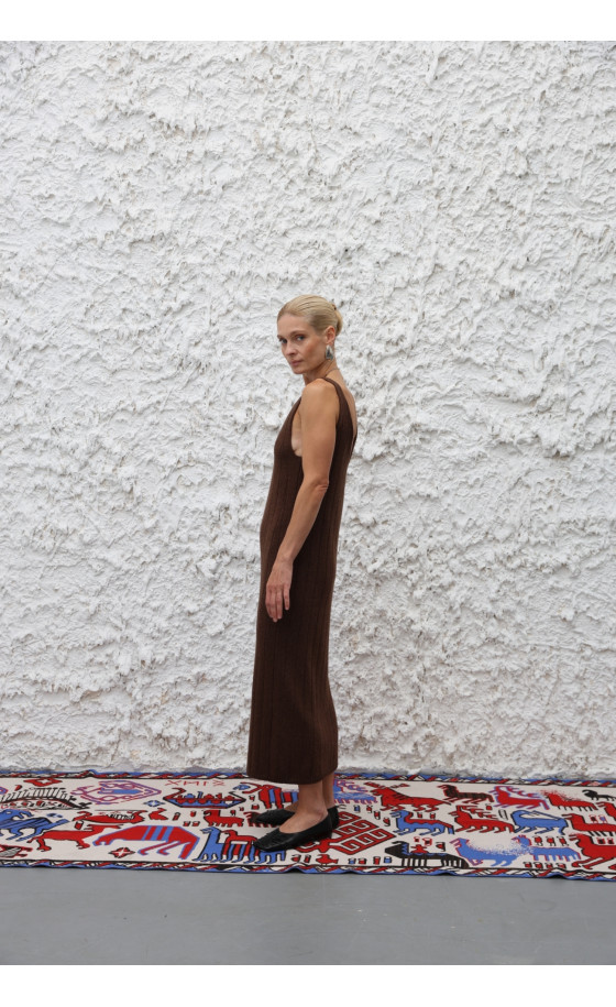 Сарафан L228 коричневий Сарафан L228 коричневий