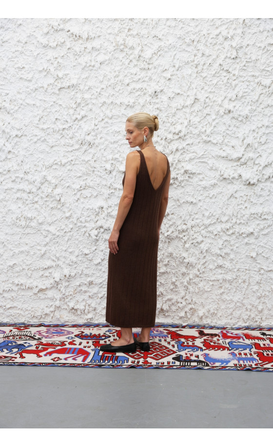 Сарафан L228 коричневий Сарафан L228 коричневий