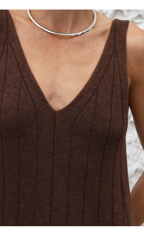 Сарафан L228 коричневий Сарафан L228 коричневий