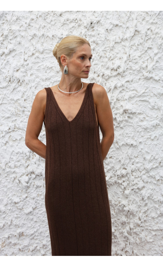 Сарафан L228 коричневий Сарафан L228 коричневий