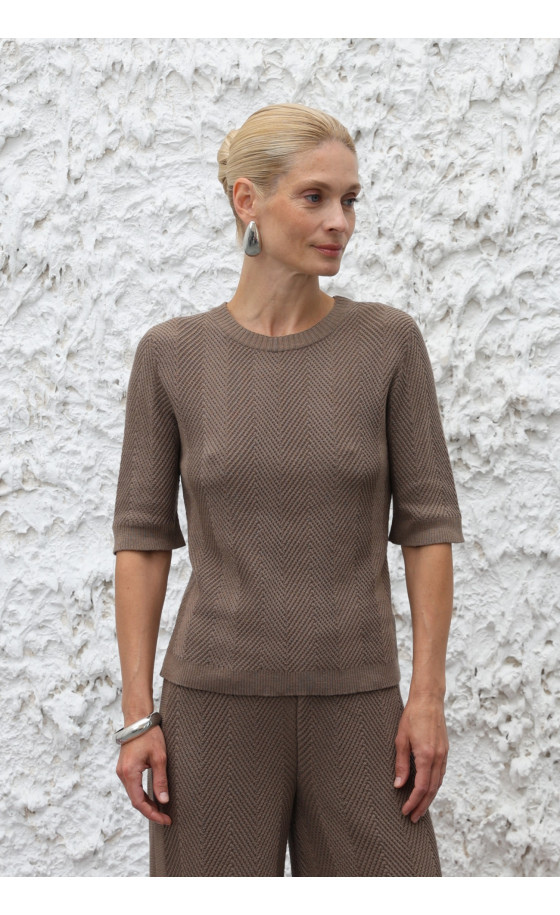 Джемпер L231 мока