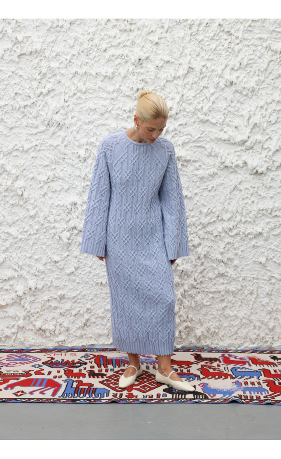 Сукня L243 світло-блакитна