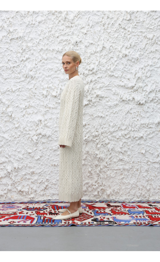 Сукня L243 молочна