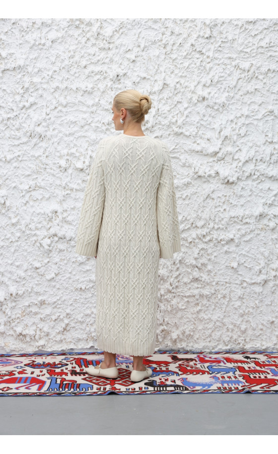 Сукня L243 молочна