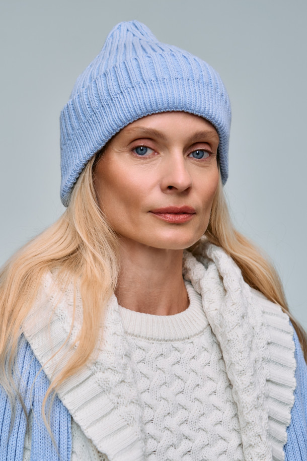 Шапка LA23 світло-блакитна