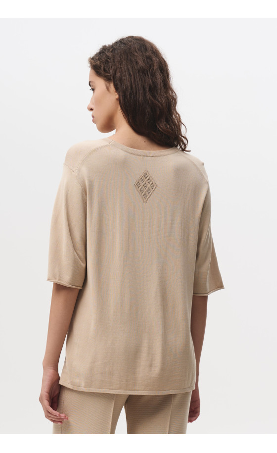 Джемпер L204 бежевий