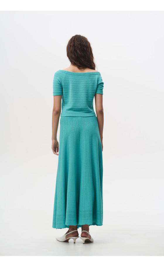 Спідниця L219 бірюзовий