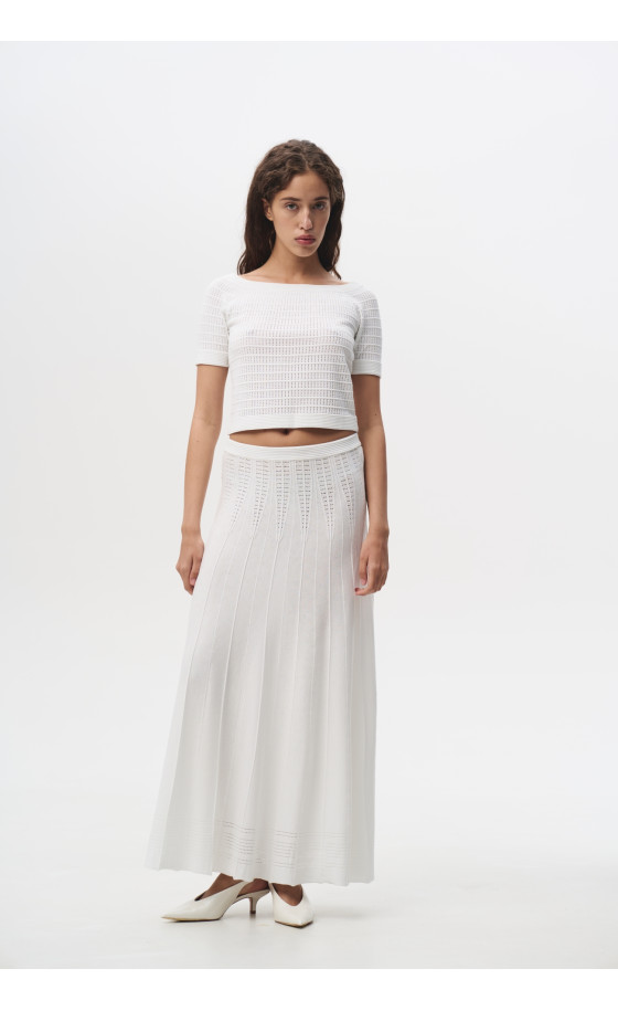 Спідниця L219 білий