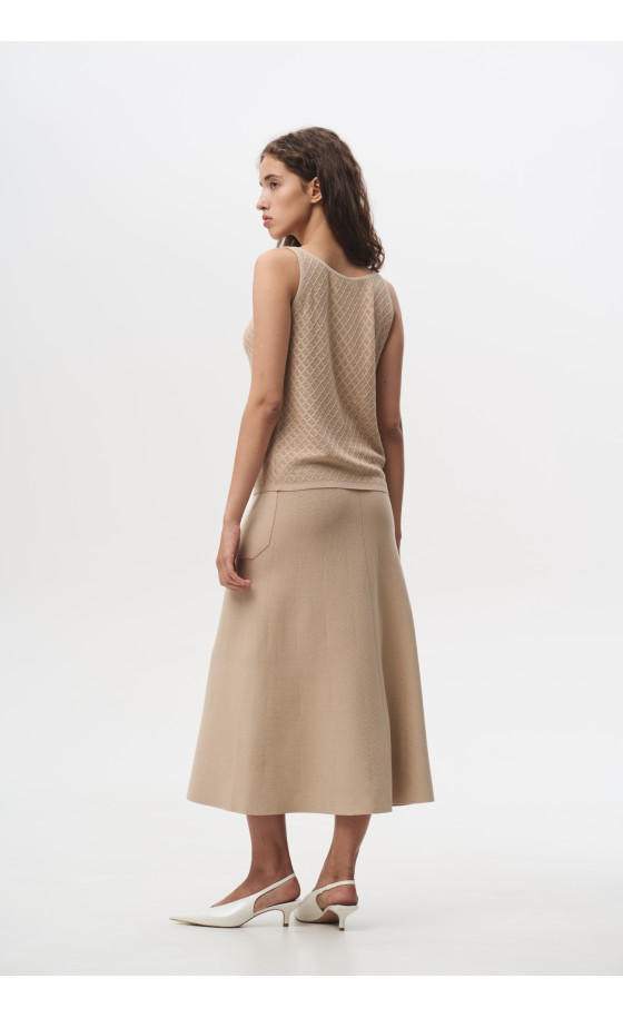 Спідниця L220 бежевий