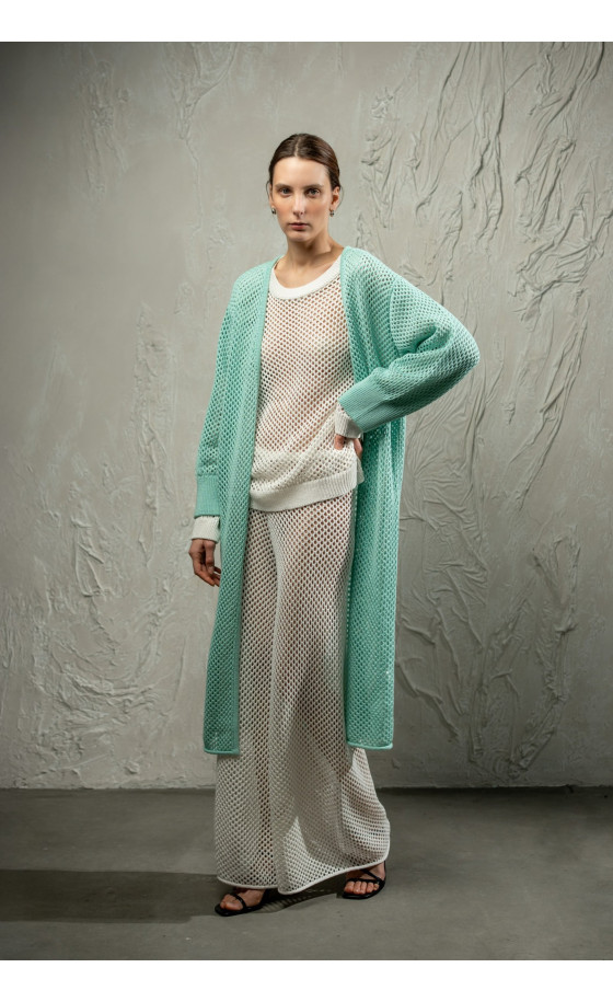 Кардиган L253 ментоловий Кардиган L253 ментоловий