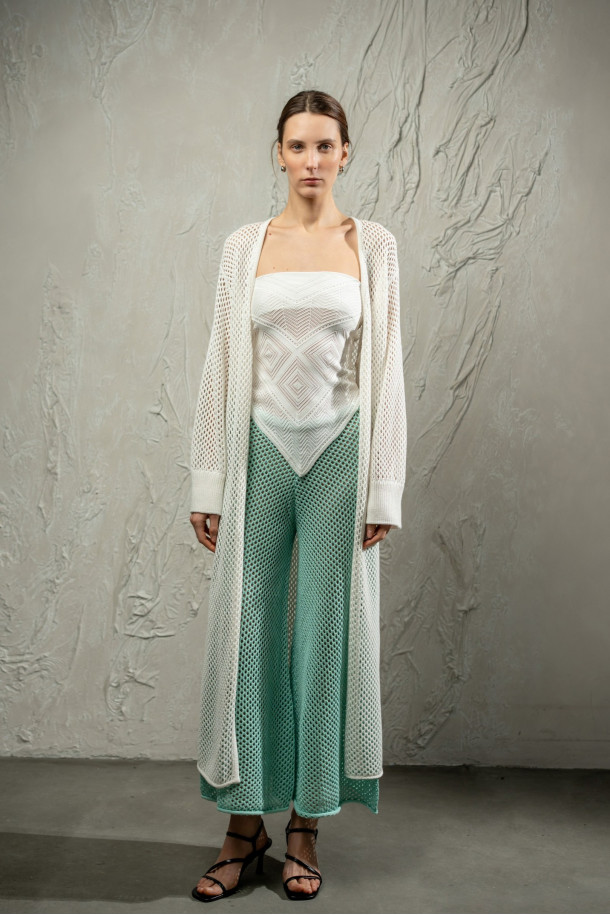 Кардиган L253 молочний