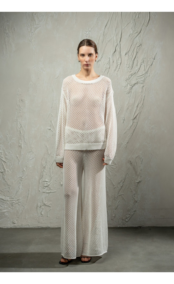 Штани L257 молочні