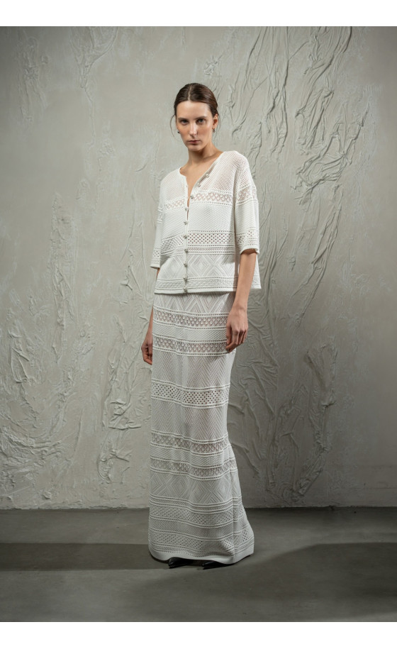 Спідниця L258 молочна