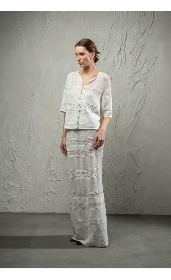 Спідниця L258 молочна