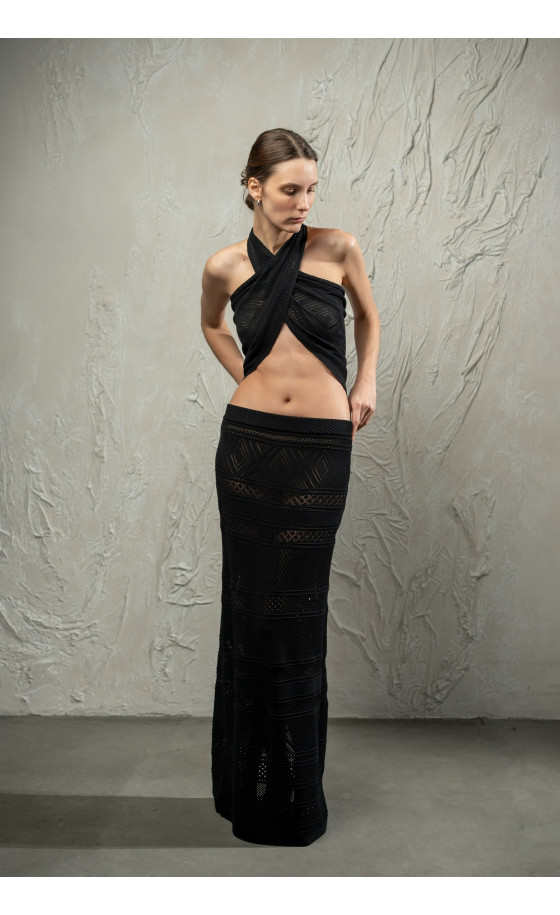 Спідниця L258 чорна