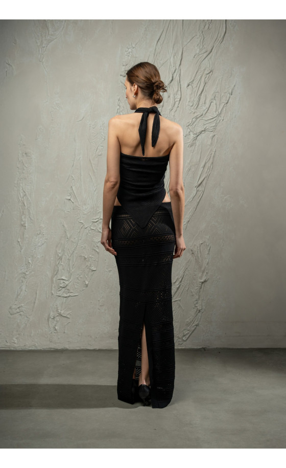 Спідниця L258 чорна