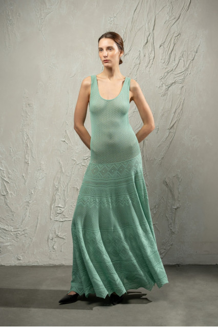 Сукня L259 ментолова