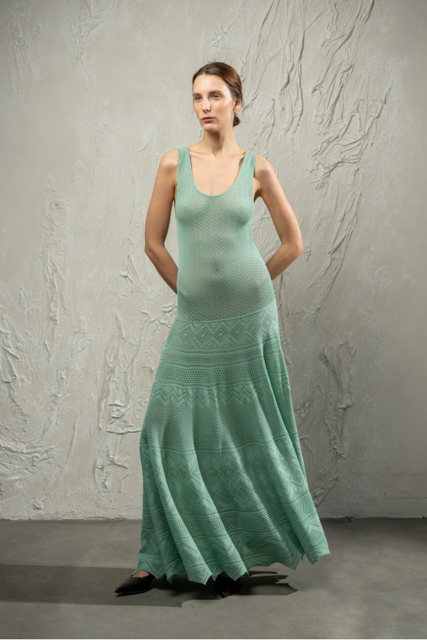 Сукня L259 ментолова