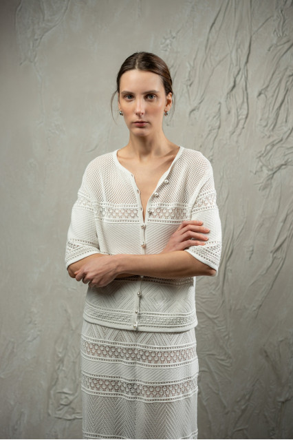 Жакет L261 молочний