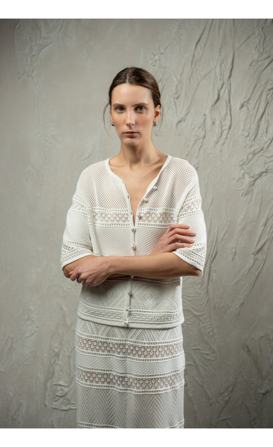 Жакет L261 молочний Жакет L261 молочний