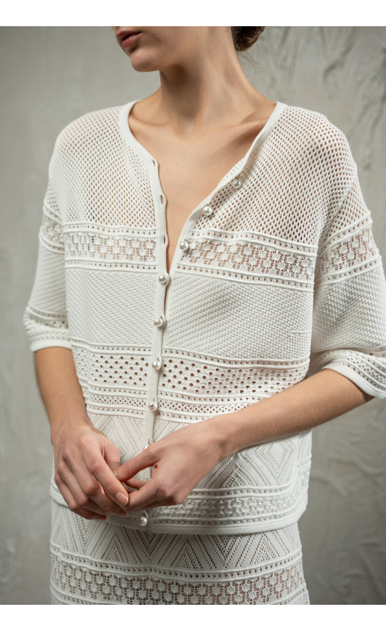 Жакет L261 молочний Жакет L261 молочний