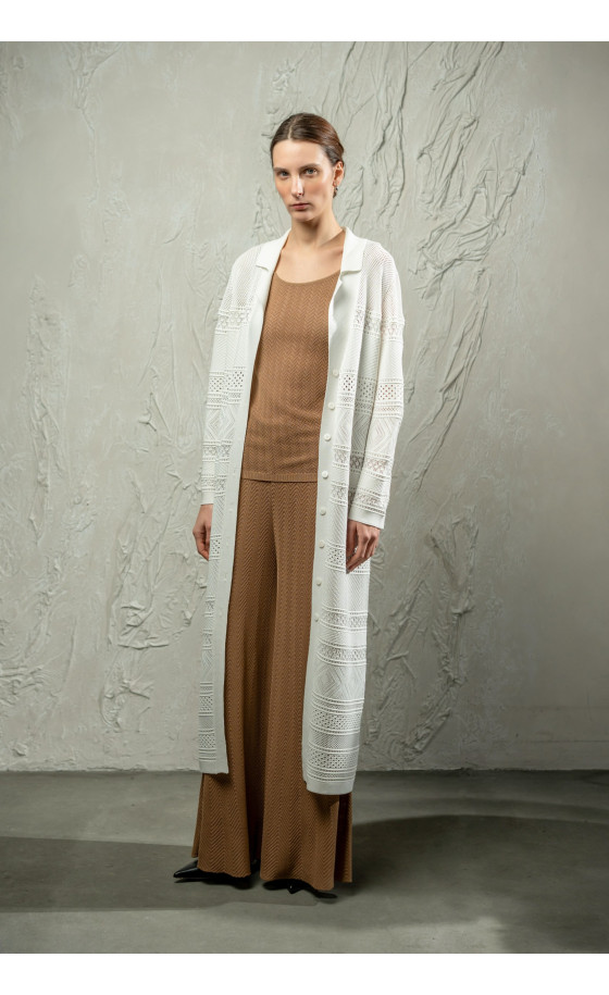 Кардиган L262 молочний