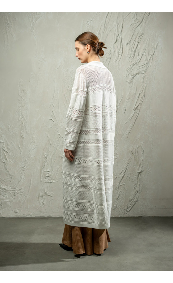 Кардиган L262 молочний