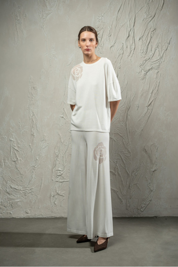 Штани L266 молочні