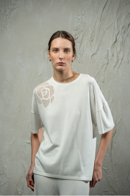 Джемпер L264 молочний