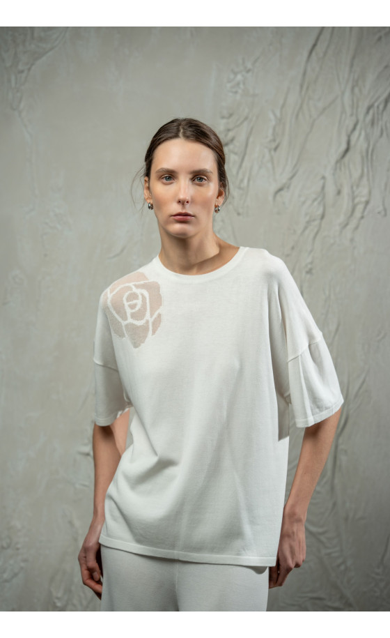 Джемпер L264 молочний