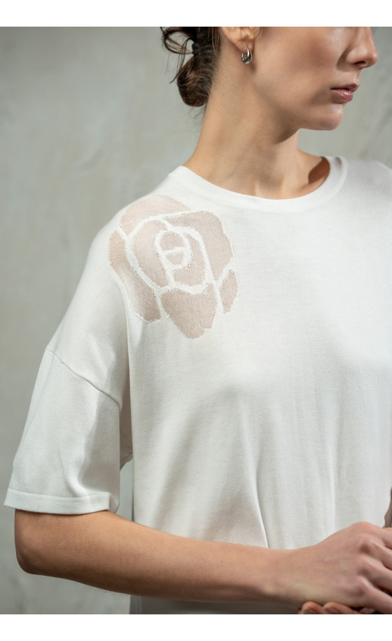 Джемпер L264 молочний