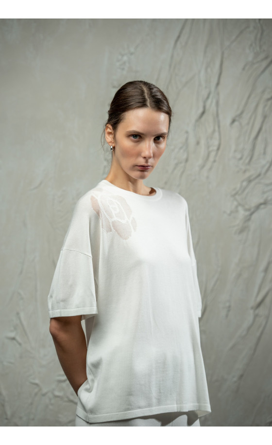 Джемпер L264 молочний