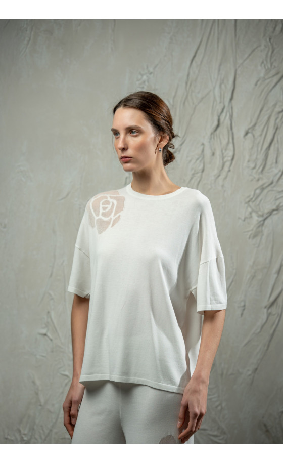 Джемпер L264 молочний