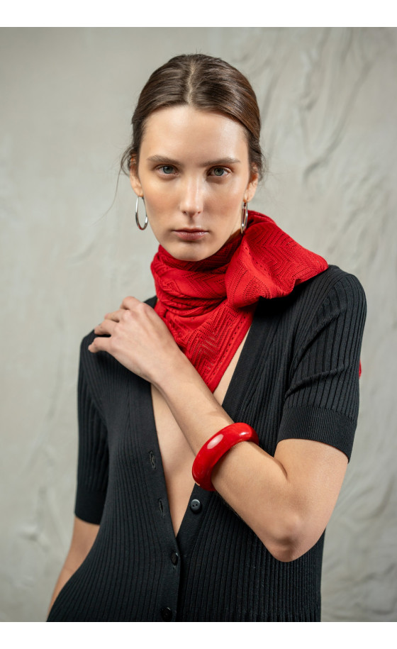 Хустка LA25 темно-червона Хустка LA25 темно-червона